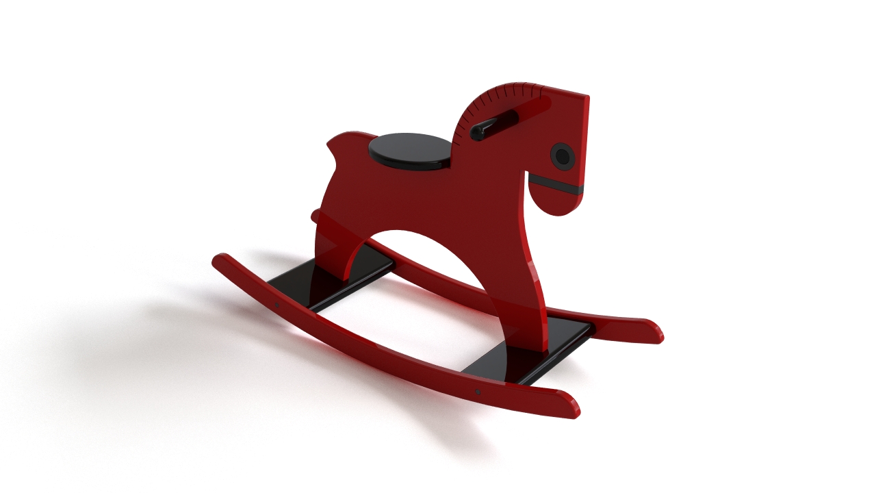 Playsam rocking wooden horse FlyingArchitecture